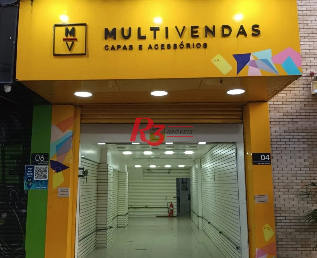 Loja para alugar, 81 m² por R$ 17.000,00/mês - Gonzaga - Santos/SP