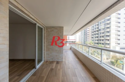 Apartamento Garden com 3 dormitórios à venda, 149 m² por R$ 1.870.000,00 - Aparecida - Santos/SP