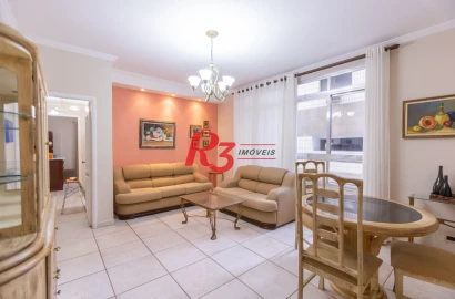 Apartamento com 3 dormitórios à venda, 116 m² por R$ 1.000.000,00 - Aparecida - Santos/SP