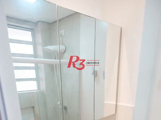Studio com 1 dormitório para alugar, 34 m² por R$ 4.000,00/mês - Boqueirão - Santos/SP
