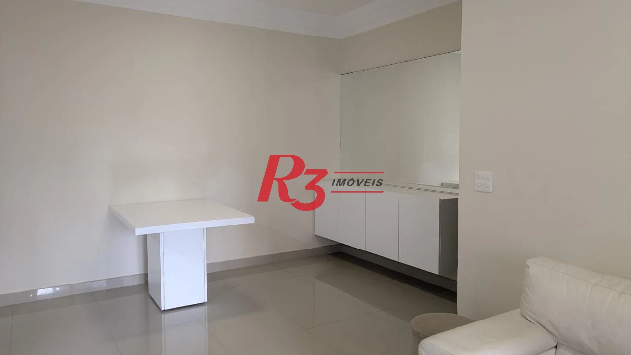 Apartamento com 1 dormitório para alugar, 59 m² por R$ 4.300,01/ano - Boqueirão - Santos/SP