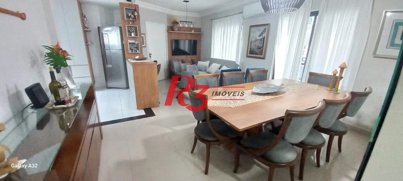 Apartamento com 3 dormitórios à venda, 100 m² por R$ 980.000,00 - Gonzaga - Santos/SP