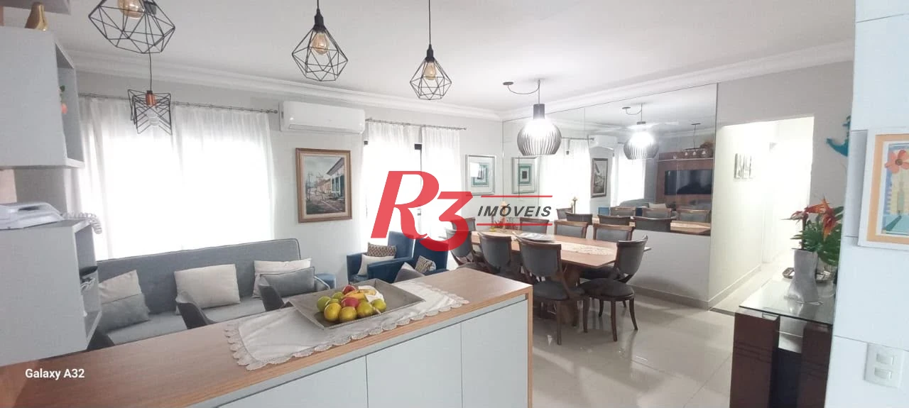 Apartamento com 3 dormitórios à venda, 100 m² por R$ 980.000,00 - Gonzaga - Santos/SP