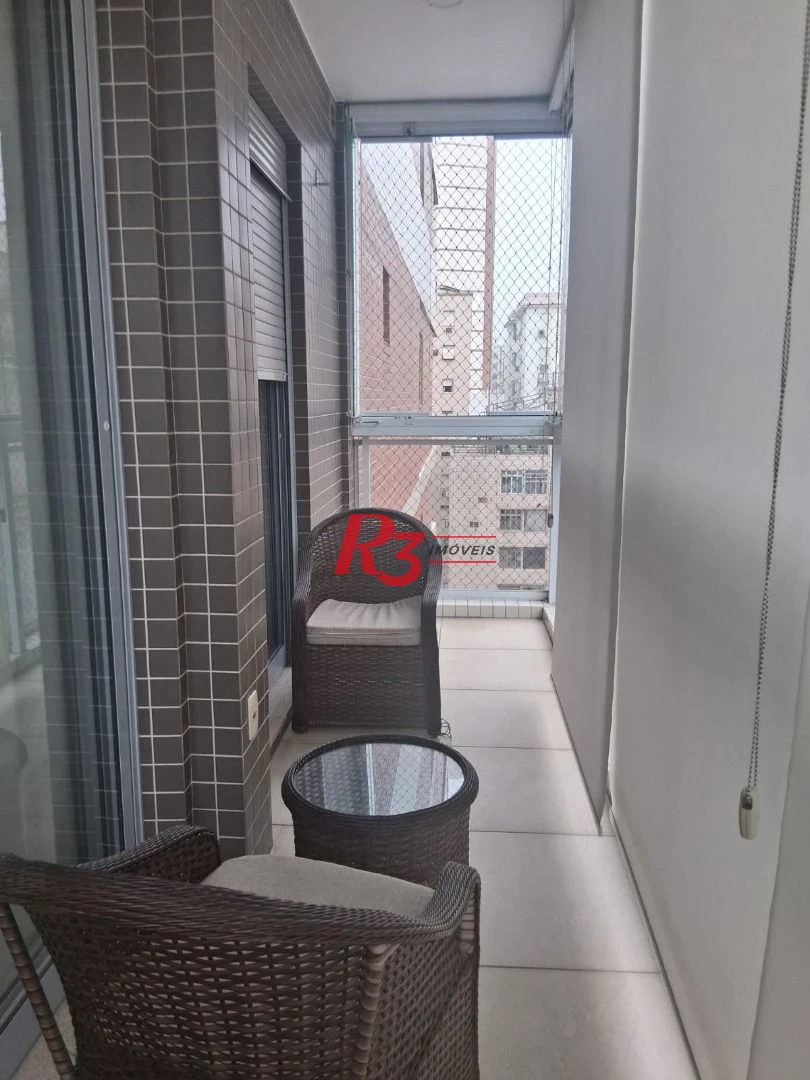 Apartamento com 1 dormitório à venda, 46 m² por R$ 740.000,00 - Boqueirão - Santos/SP