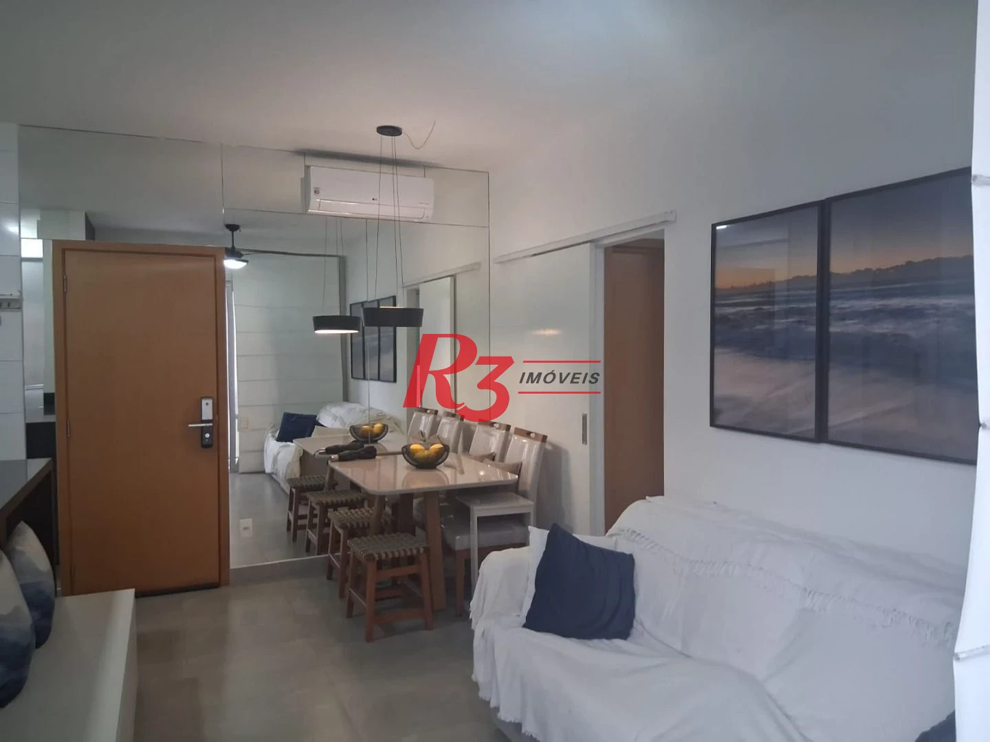 Apartamento com 1 dormitório à venda, 46 m² por R$ 740.000,00 - Boqueirão - Santos/SP