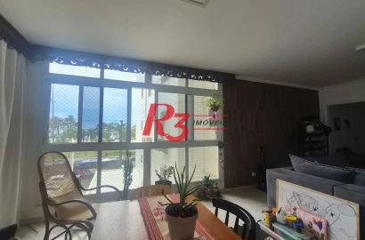 Apartamento com 3 dormitórios à venda, 145 m² por R$ 1.500.000,00 - Gonzaga - Santos/SP