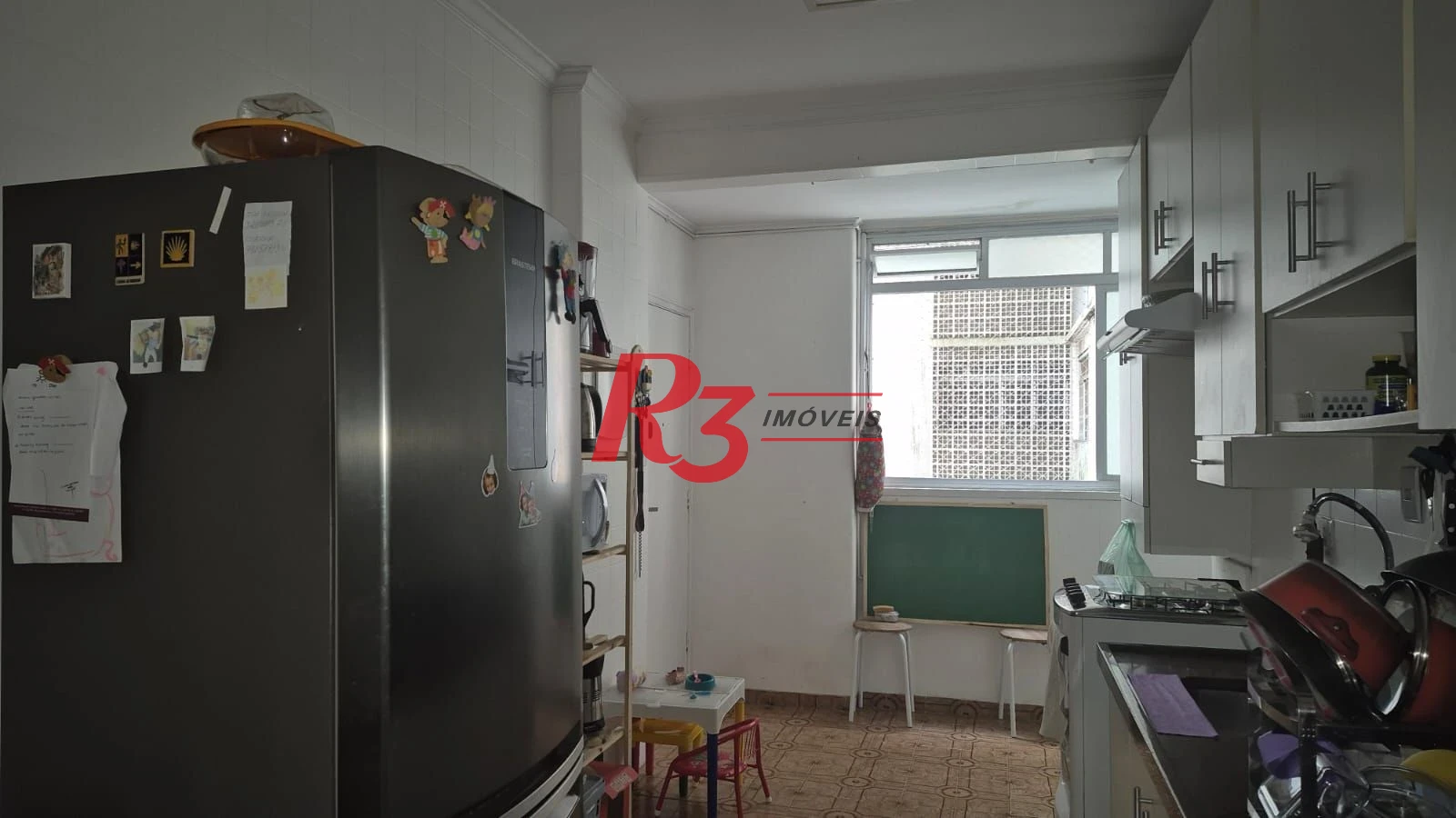Apartamento com 3 dormitórios à venda, 145 m² por R$ 1.500.000,00 - Gonzaga - Santos/SP