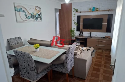 Apartamento com 3 dormitórios à venda, 60 m² por R$ 330.000,00 - Aparecida - Santos/SP