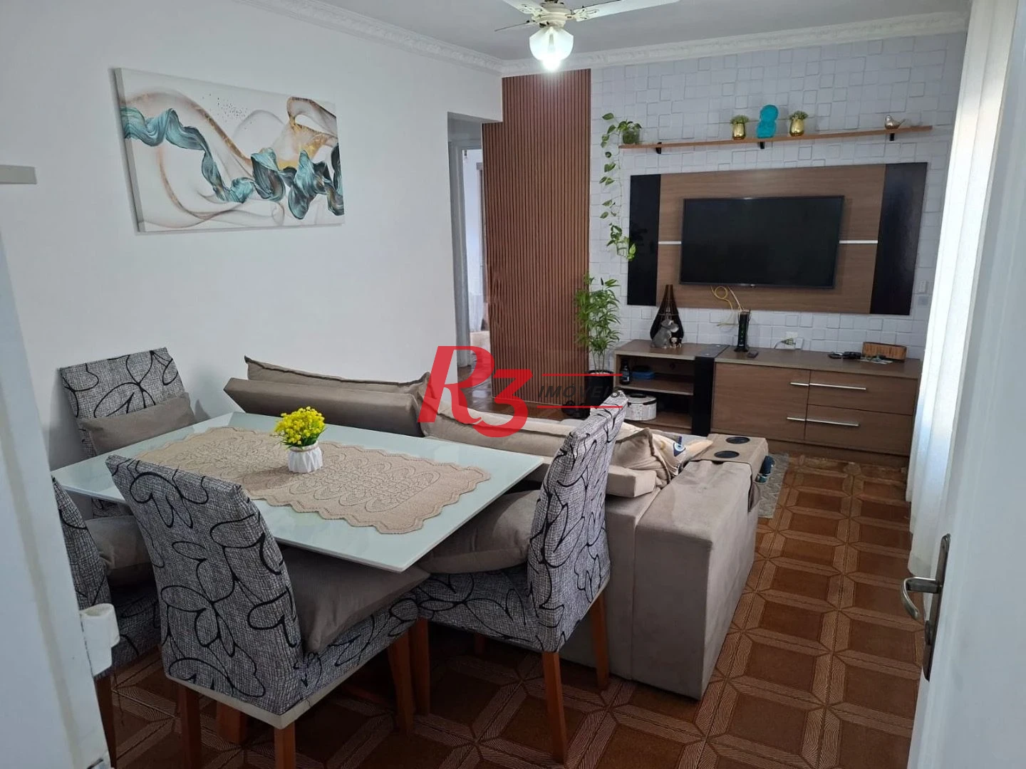 Apartamento com 3 dormitórios à venda, 60 m² por R$ 330.000,00 - Aparecida - Santos/SP