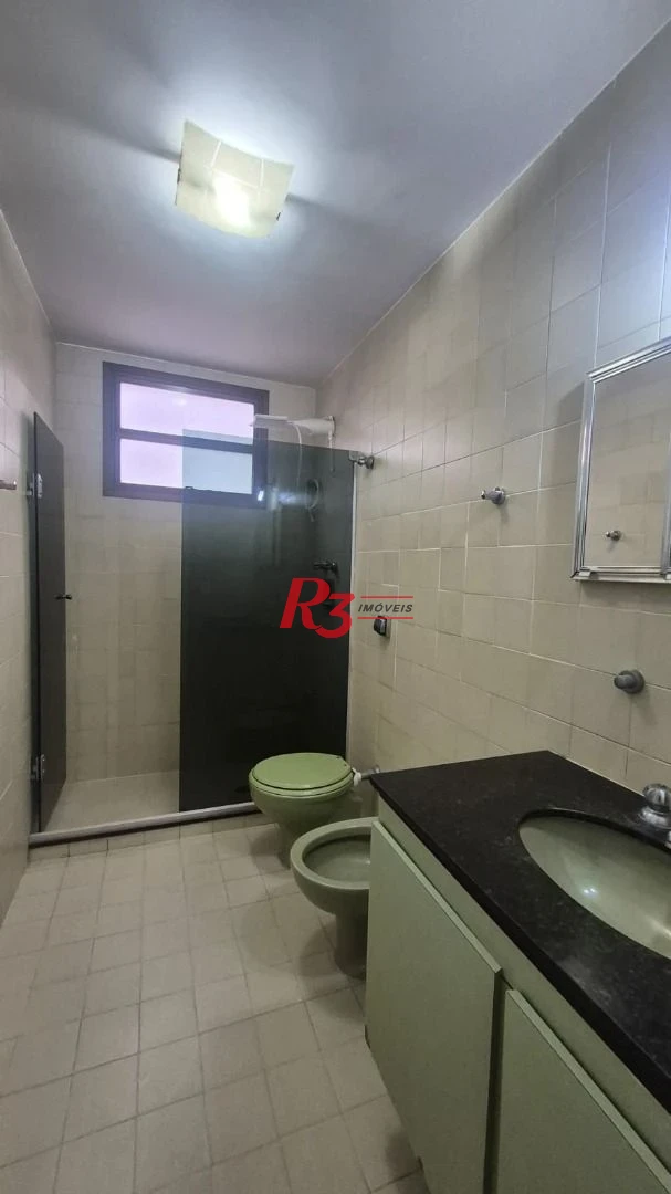 Apartamento com 3 dormitórios para alugar, 164 m² por R$ 8.000,02/mês - Boqueirão - Santos/SP