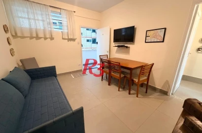 Apartamento para alugar, 68 m² por R$ 4.500,00/mês - Boqueirão - Santos/SP
