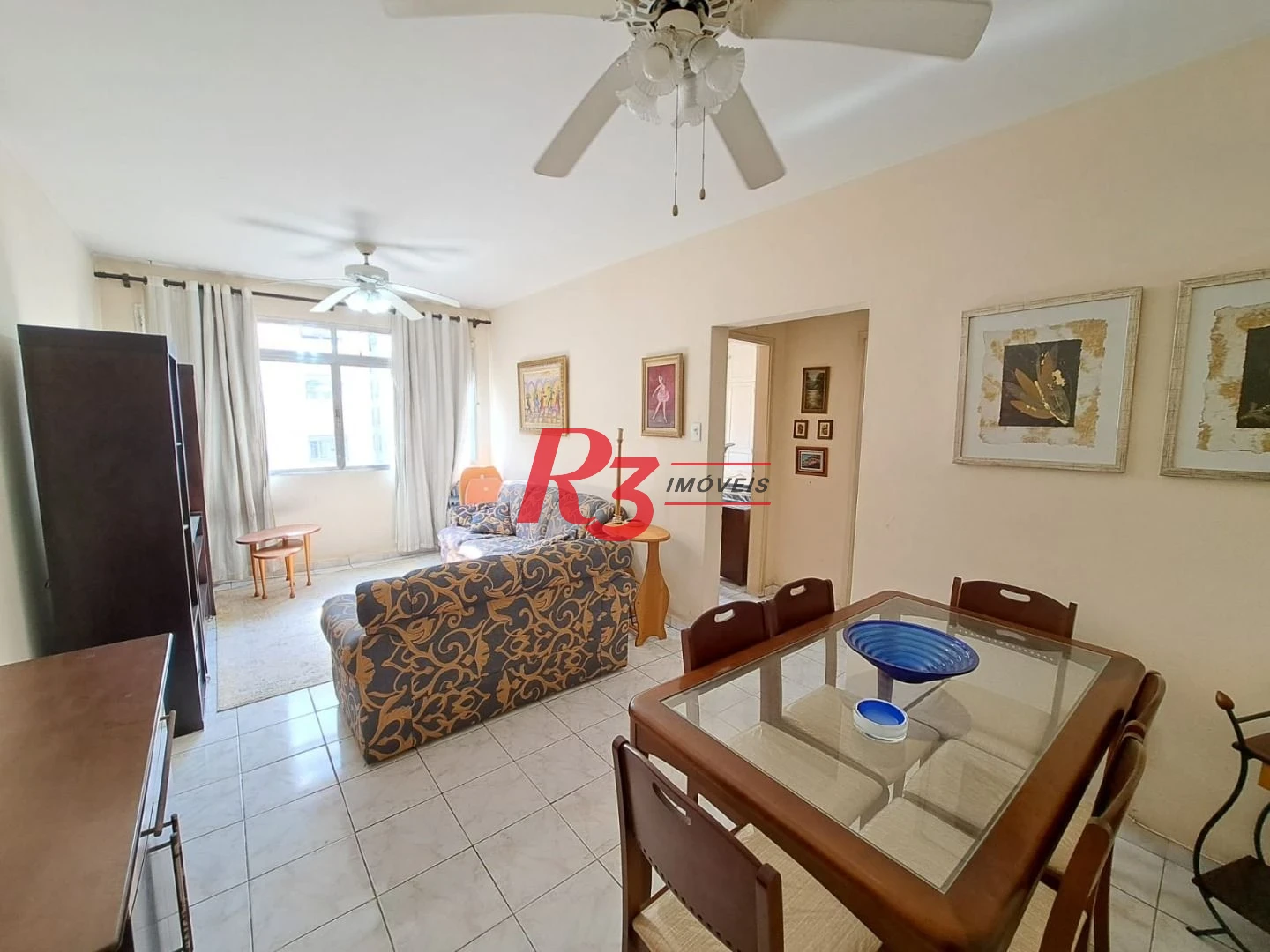 Apartamento com 1 dormitório à venda, 52 m² por R$ 478.000,00 - Boqueirão - Santos/SP