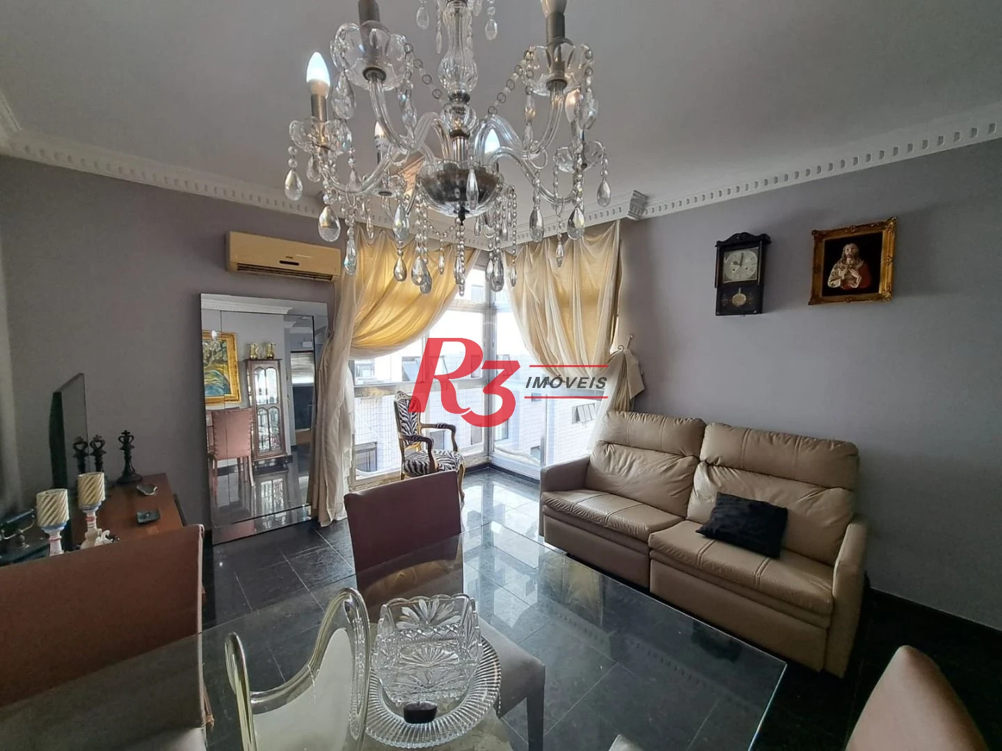 Apartamento com 3 dormitórios à venda, 107 m² por R$ 799.000,00 - Gonzaga - Santos/SP