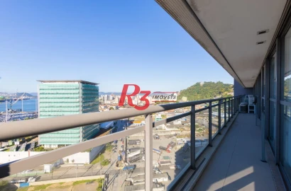 Sala à venda, 42 m² por R$ 349.900,00 - Valongo - Santos/SP