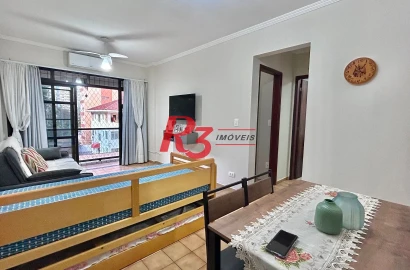 Apartamento com 1 dormitório à venda, 60 m² por R$ 395.000,00 - Itararé - São Vicente/SP