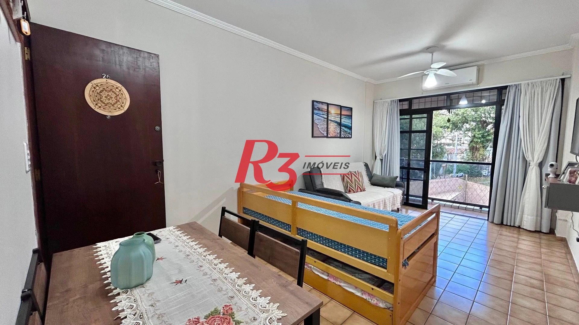 Apartamento com 1 dormitório à venda, 60 m² por R$ 395.000,00 - Itararé - São Vicente/SP