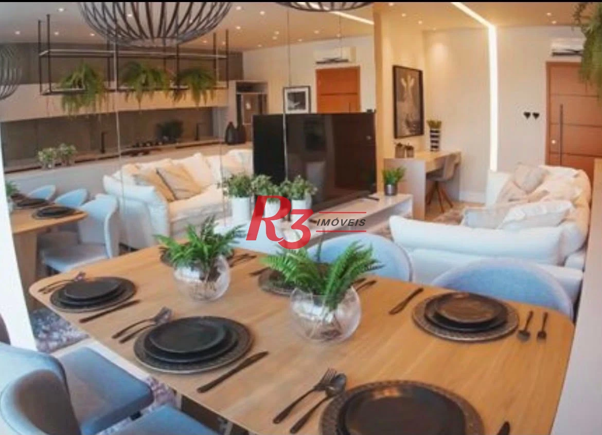 Apartamento com 2 dormitórios à venda, 72 m² por R$ 960.000,00 - Encruzilhada - Santos/SP