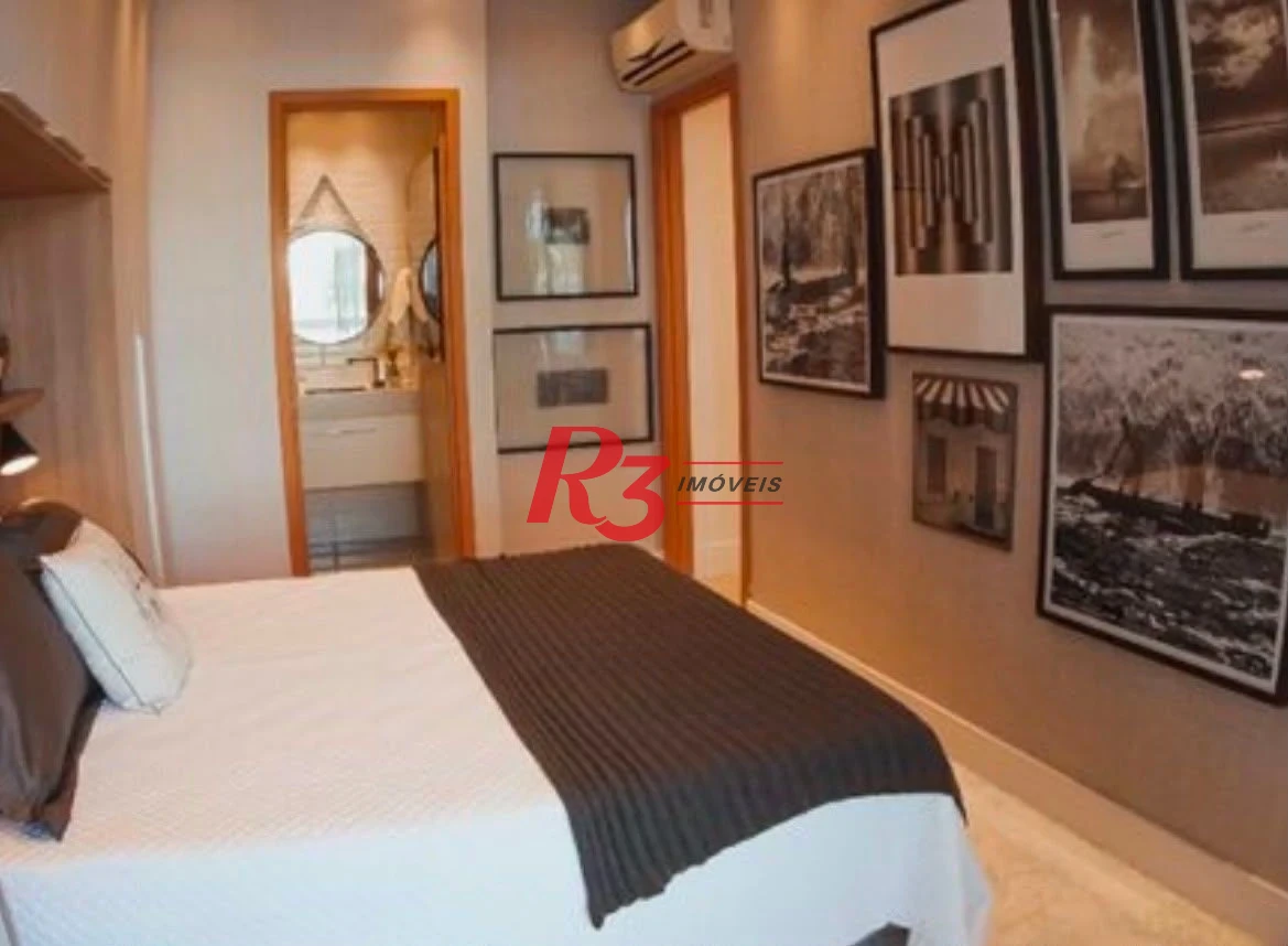 Apartamento com 2 dormitórios à venda, 72 m² por R$ 960.000,00 - Encruzilhada - Santos/SP