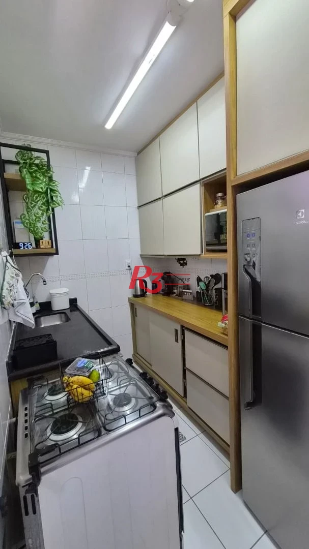 Apartamento com 2 dormitórios à venda, 63 m² por R$ 480.000,00 - Boqueirão - Santos/SP