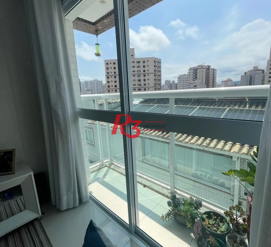 Apartamento com 2 dormitórios à venda, 68 m² por R$ 720.000,00 - Embaré - Santos/SP