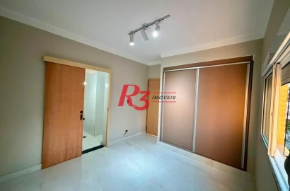 Apartamento com 3 dormitórios para alugar, 139 m² por R$ 7.500,00/mês - José Menino - Santos/SP