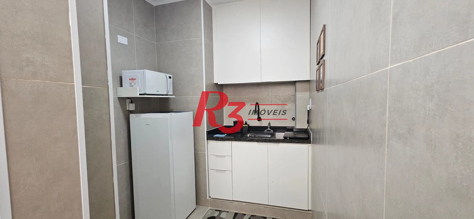 Apartamento com 1 dormitório à venda, 44 m² - José Menino - Santos/SP
