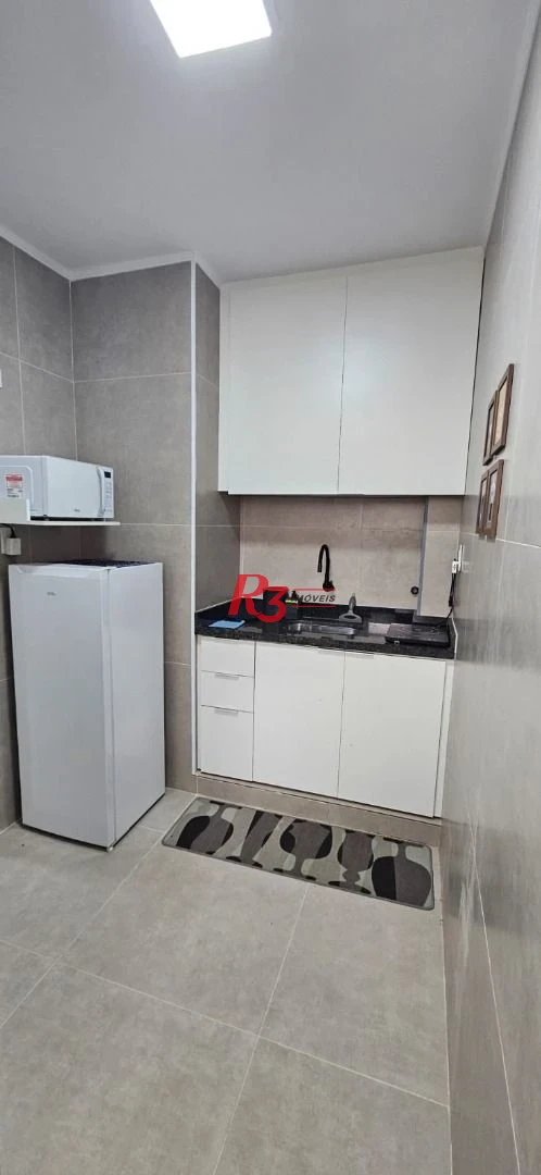 Apartamento com 1 dormitório à venda, 44 m² - José Menino - Santos/SP