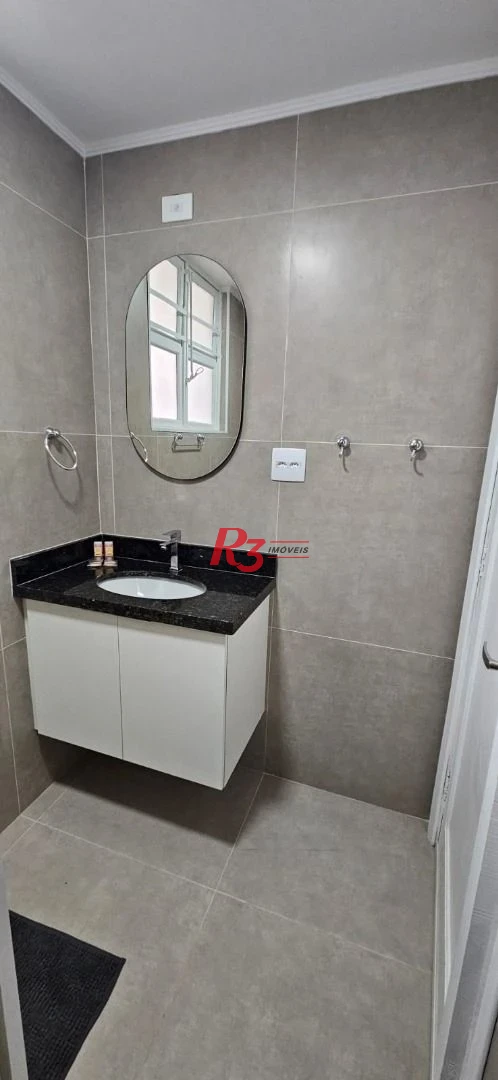 Apartamento com 1 dormitório à venda, 44 m² - José Menino - Santos/SP