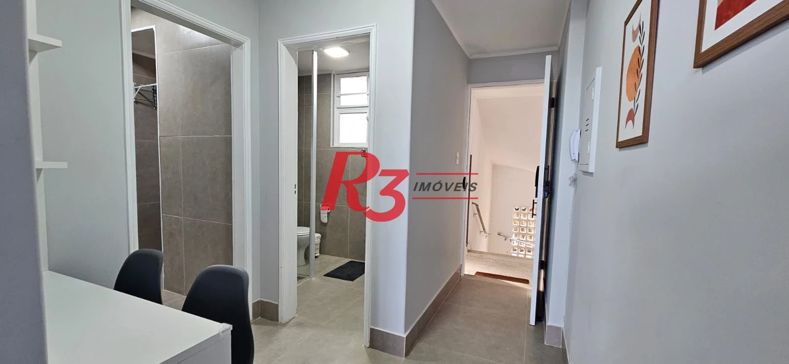 Apartamento com 1 dormitório à venda, 44 m² - José Menino - Santos/SP