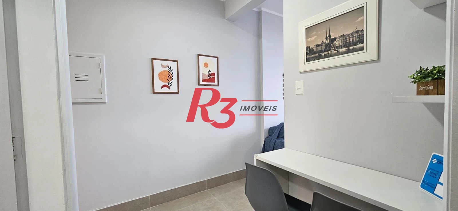Apartamento com 1 dormitório à venda, 44 m² - José Menino - Santos/SP