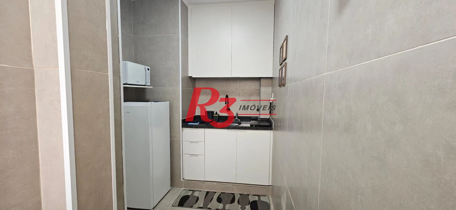 Apartamento com 1 dormitório à venda, 44 m² - José Menino - Santos/SP