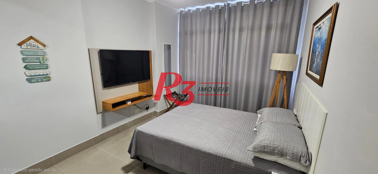 Apartamento com 1 dormitório à venda, 44 m² - José Menino - Santos/SP