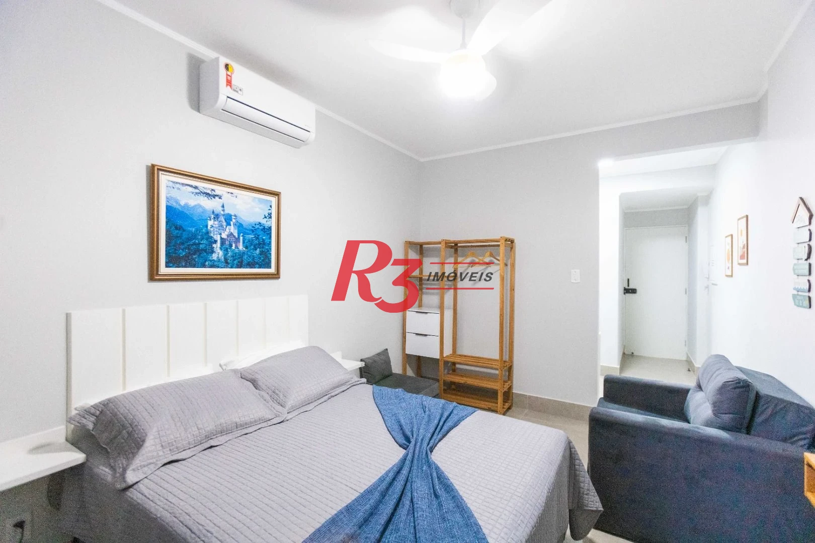 Apartamento com 1 dormitório à venda (porteira fechada), 44 m² - José Menino - Santos/SP