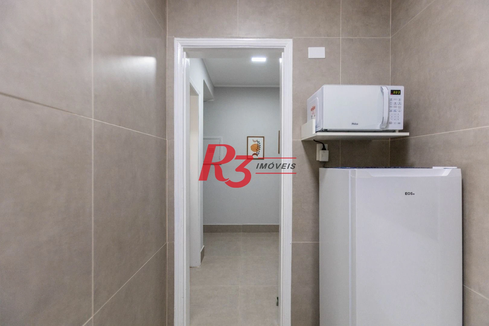 Apartamento com 1 dormitório à venda (porteira fechada), 44 m² - José Menino - Santos/SP