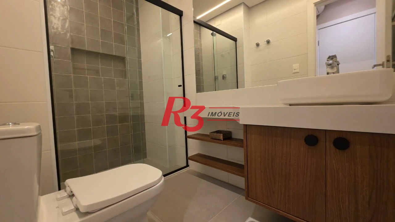 Apartamento com 2 dormitórios, 84 m² - venda por R$ 2.650.000,00 ou aluguel por R$ 14.780,00/mês - Gonzaga - Santos/SP