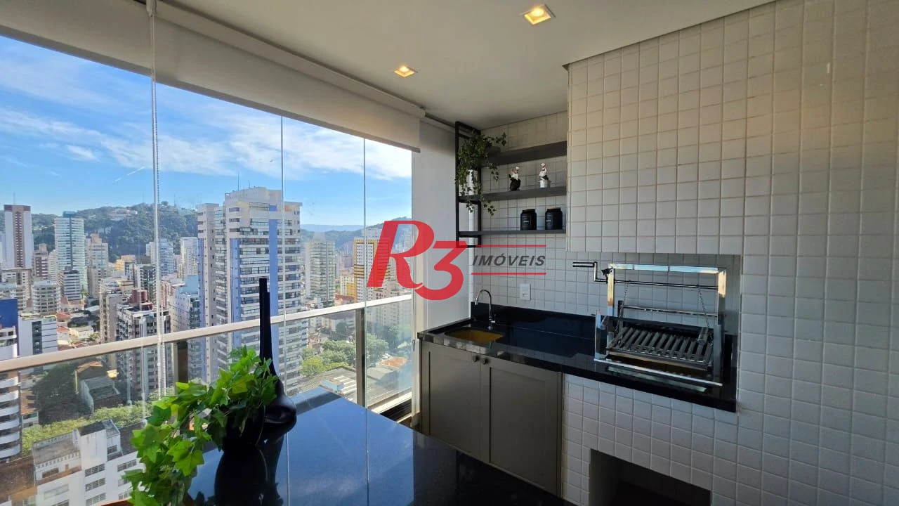Apartamento com 2 dormitórios, 84 m² - venda por R$ 2.650.000,00 ou aluguel por R$ 14.780,00/mês - Gonzaga - Santos/SP