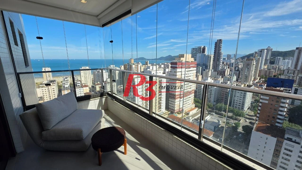 Apartamento com 2 dormitórios, 84 m² - venda por R$ 2.650.000,00 ou aluguel por R$ 14.780,00/mês - Gonzaga - Santos/SP