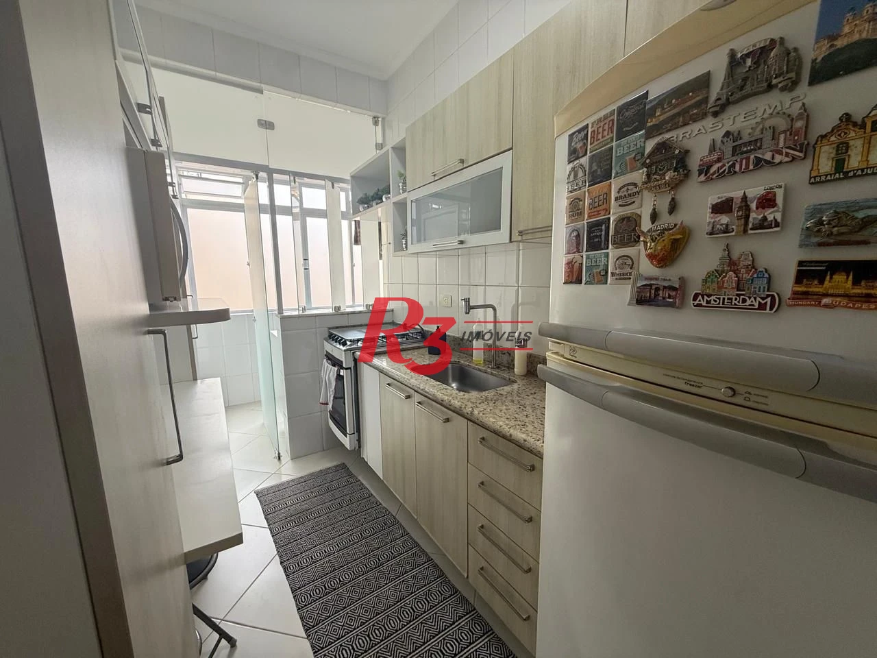 Apartamento com 2 dormitórios para alugar, 89 m² por R$ 7.000,00/mês - Embaré - Santos/SP