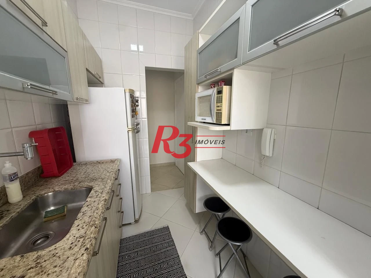 Apartamento com 2 dormitórios para alugar, 89 m² por R$ 7.000,00/mês - Embaré - Santos/SP