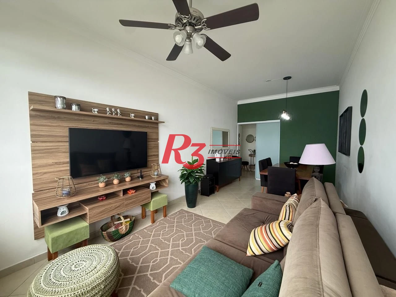 Apartamento com 2 dormitórios para alugar, 89 m² por R$ 7.000,00/mês - Embaré - Santos/SP