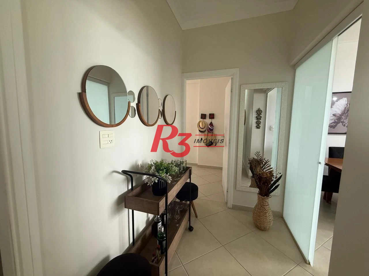 Apartamento com 2 dormitórios para alugar, 89 m² por R$ 7.000,00/mês - Embaré - Santos/SP