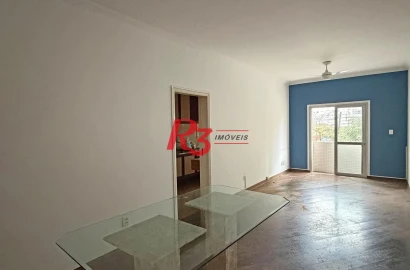 Apartamento com 2 dormitórios para alugar, 87 m² por R$ 5.486,56/mês - José Menino - Santos/SP