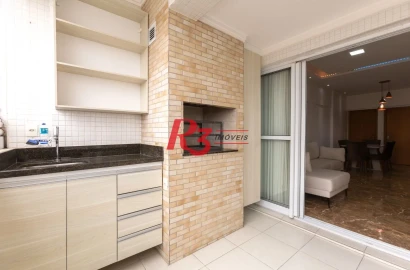 Apartamento com 2 dormitórios à venda, 82 m² por R$ 910.000,00 - Vila Belmiro - Santos/SP
