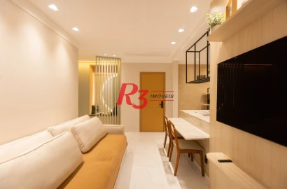Apartamento com 3 dormitórios à venda, 99 m² por R$ 2.780.000,00 - Gonzaga - Santos/SP
