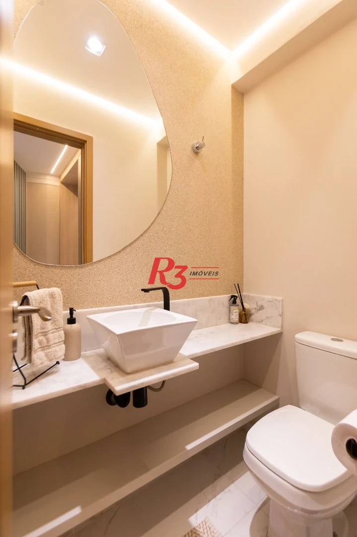 Apartamento com 3 dormitórios à venda, 99 m² por R$ 2.780.000,00 - Gonzaga - Santos/SP