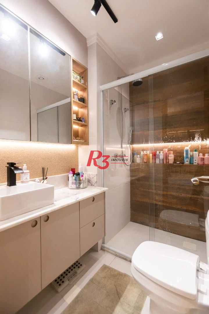 Apartamento com 3 dormitórios à venda, 99 m² por R$ 2.780.000,00 - Gonzaga - Santos/SP