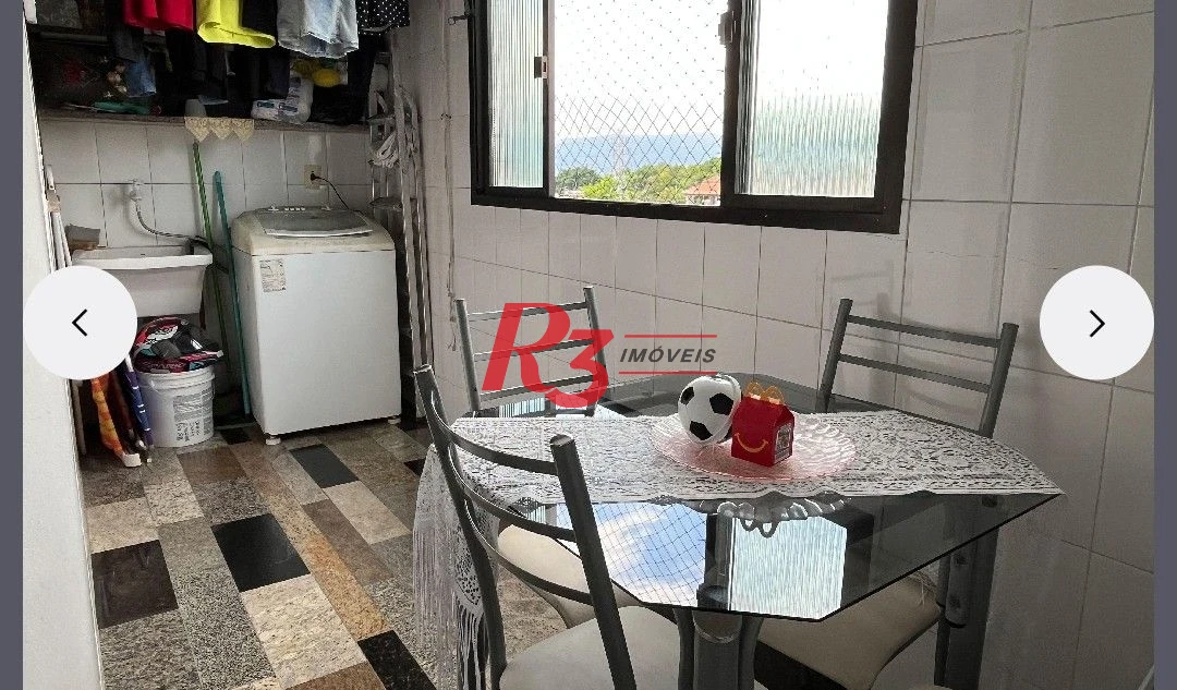 Apartamento com 2 dormitórios à venda, 70 m² por R$ 300.000,00 - Areia Branca - Santos/SP