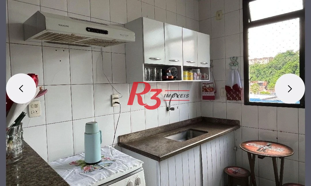 Apartamento com 2 dormitórios à venda, 70 m² por R$ 300.000,00 - Areia Branca - Santos/SP