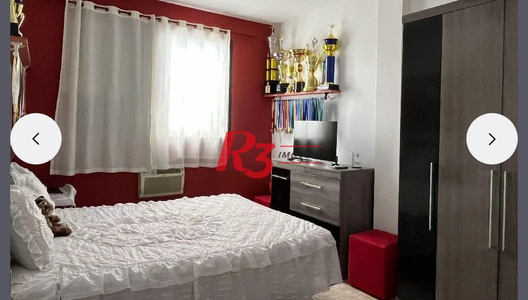 Apartamento com 2 dormitórios à venda, 70 m² por R$ 300.000,00 - Areia Branca - Santos/SP