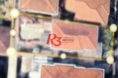 Terreno à venda, 300 m² por R$ 1.600.000,00 - Campo Grande - Santos/SP